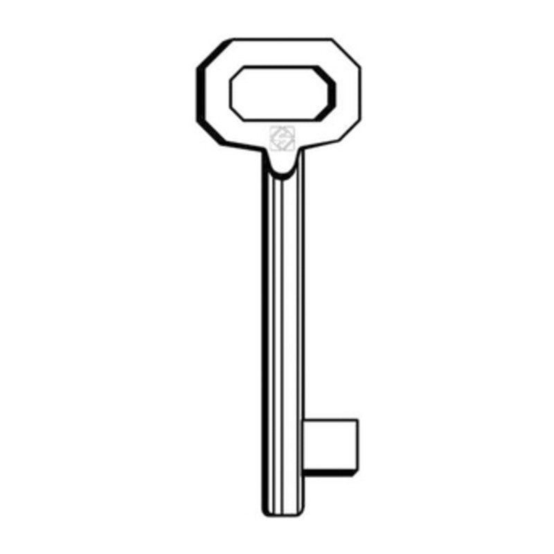 5 x SILCA 5010 CHIAVE PATENT PASSEPARTOUT CORTA OTTONE