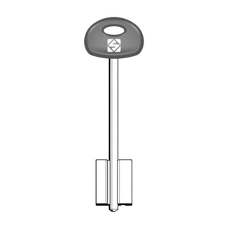 5 x SILCA 5FI23P CHIAVE DOPPIA MAPPA OTTONE