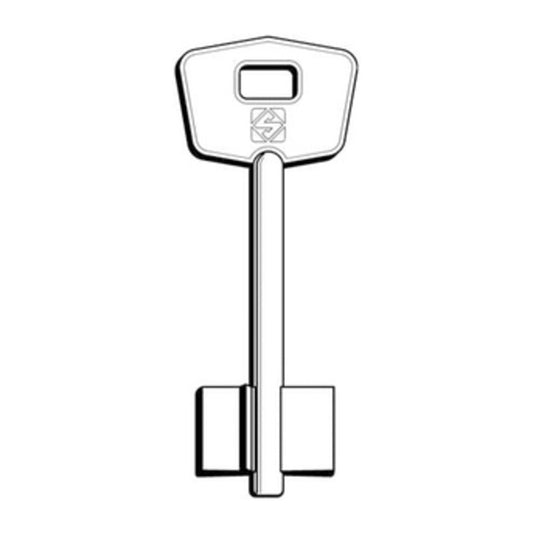 5 x SILCA 5MT3 CHIAVE DOPPIA MAPPA OTTONE