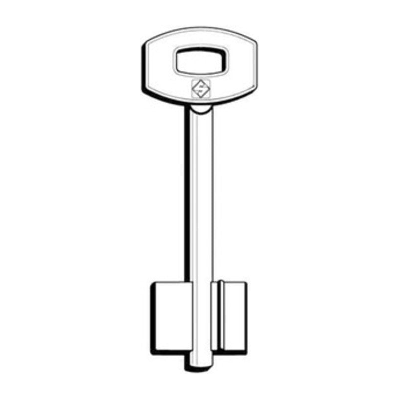 5 x SILCA 5SCM6 CHIAVE DOPPIA MAPPA OTTONE