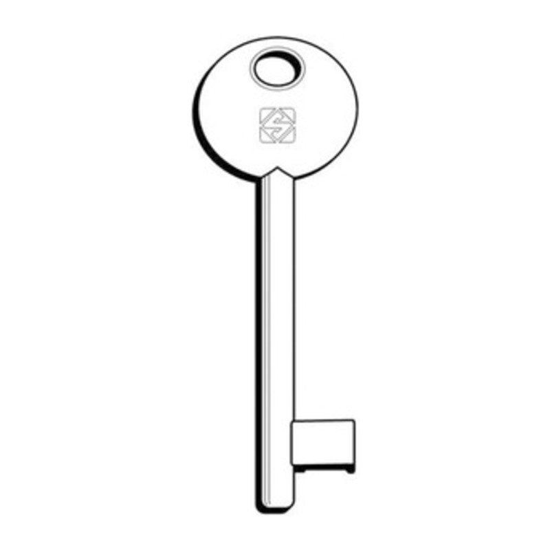 5 x SILCA 6P1D CHIAVE PATENT PARI OTTONE