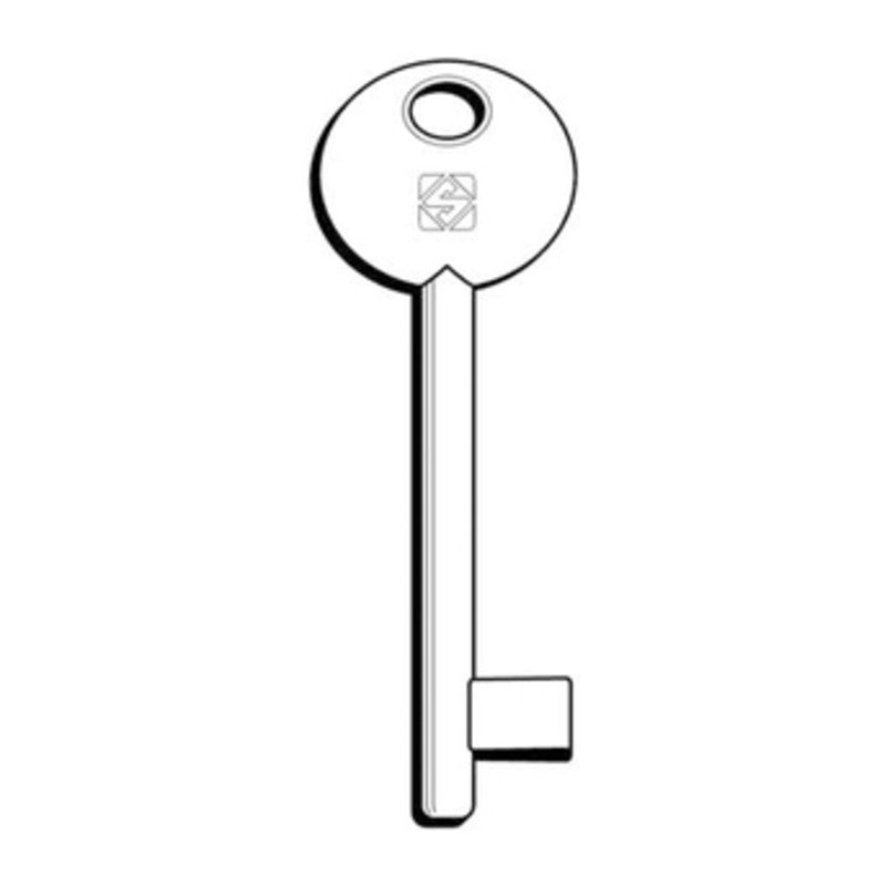 5 x SILCA 6P1MP CHIAVE PATENT PIENA OTTONATA