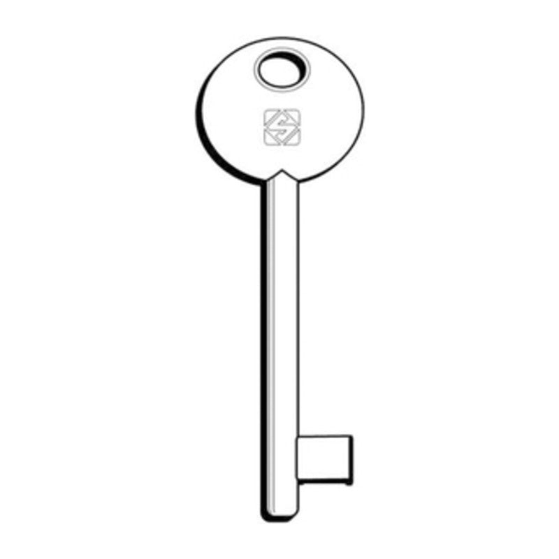 5 x SILCA 6P2D CHIAVE PATENT PARI OTTONATA