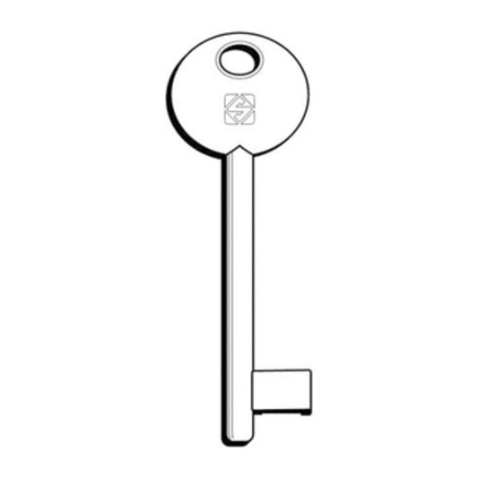 5 x SILCA 6P3D CHIAVE PATENT PARI OTTONATA
