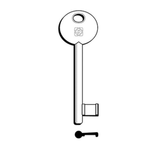 5 x SILCA 6P3S CHIAVE PATENT DISP NICHELATA