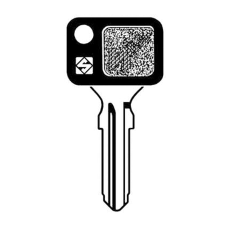 5 x SILCA AF4DP CHIAVE AUTO TESTA PLASTICA ACCIAIO