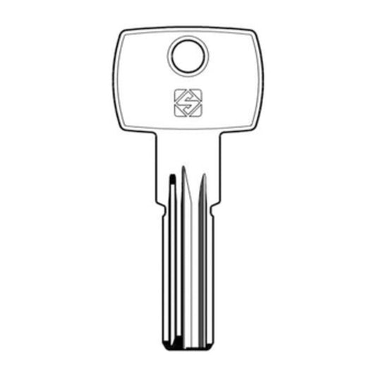 5 x SILCA AGB6 CHIAVE PUNZONATA OTTONE