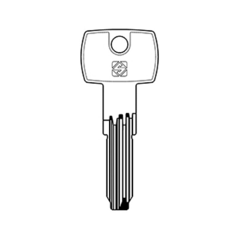 5 x SILCA CB97SMD CHIAVE PUNZONATA OTTONE