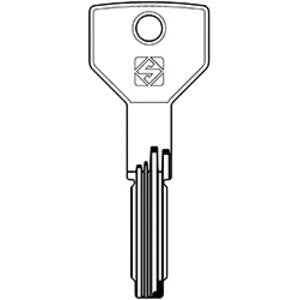 5 x SILCA CS197 CHIAVE PUNZONATA OTTONE