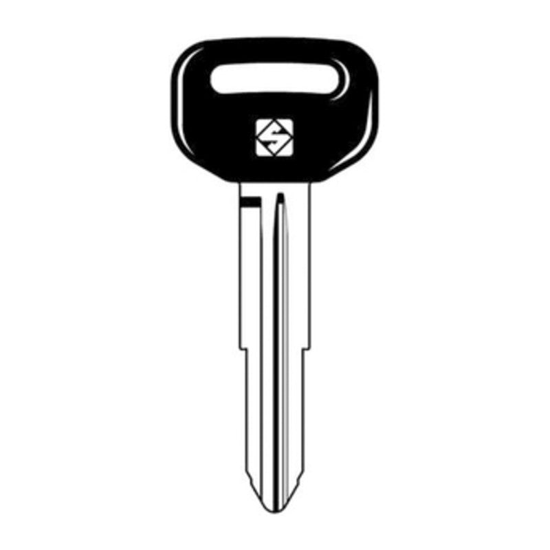 5 x SILCA DH4RP CHIAVE AUTO TESTA PLASTICA ACCIAIO