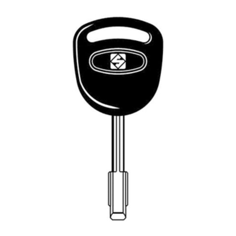 5 x SILCA FO21P CHIAVE AUTO TESTA PLASTICA ACCIAIO