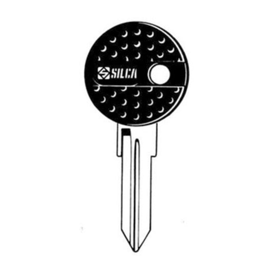 5 x SILCA GT10CP CHIAVE AUTO TESTA PLASTICA ACCIAIO