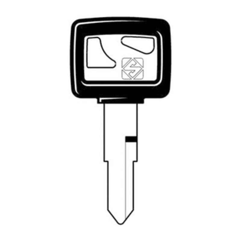 5 x SILCA HON39P CHIAVE AUTO TESTA PLASTICA ACCIAIO