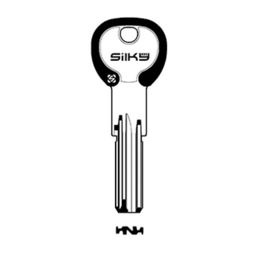 5 x SILCA IE26DZ CHIAVE PUNZONATA SILKY OTTONE