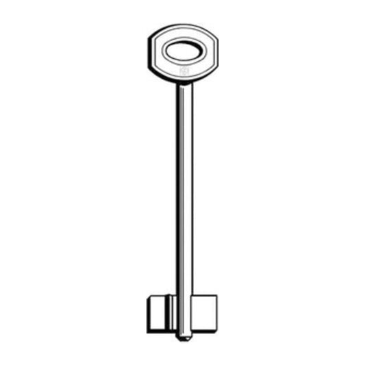5 x SILCA JW70 CHIAVE DOPPIA MAPPA OTTONE