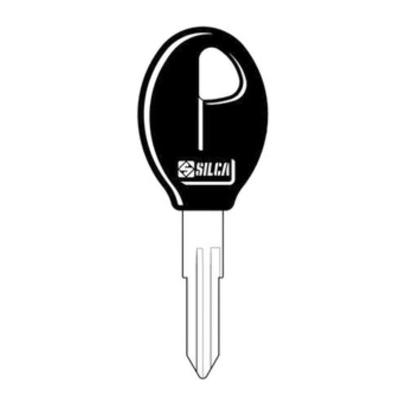 5 x SILCA NSN11BP CHIAVE AUTO TESTA PLASTICA ACCIAIO