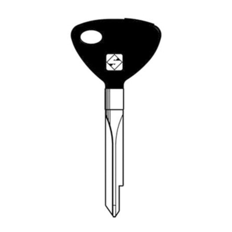 5 x SILCA XBW1P CHIAVE CROCE TESTA PLASTICA