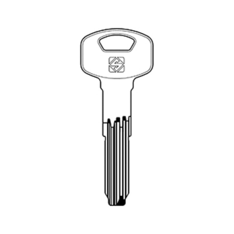 5 x SILCA YA115SMD CHIAVE PUNZONATA OTTONE