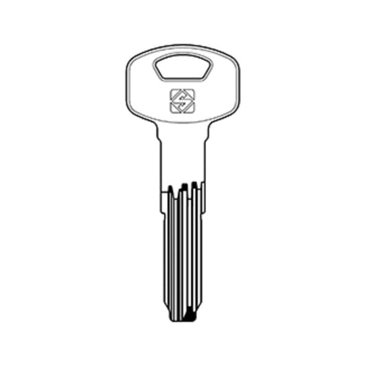 5 x SILCA YA115SMD CHIAVE PUNZONATA OTTONE