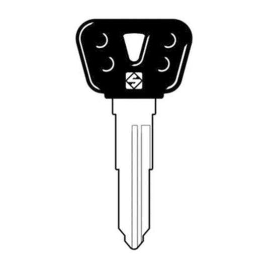5 x SILCA YH29P CHIAVE AUTO TESTA PLASTICA ACCIAIO