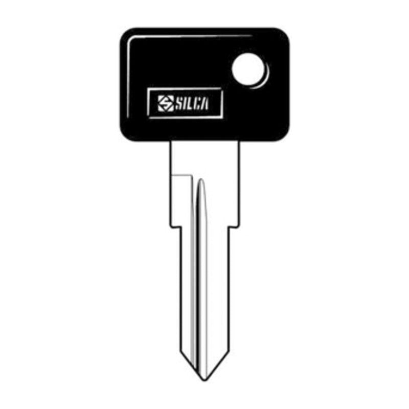 5 x SILCA ZD16RP CHIAVE AUTO TESTA PLASTICA ACCIAIO