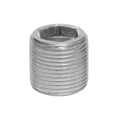 5 x VITE SEMPLICE ZINCATA IN ACCIAIO Misura: 1"