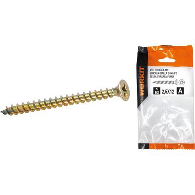 5 x VITE TRUCIOLARE TSP ZINCATA GIALLA SELF WORKIT