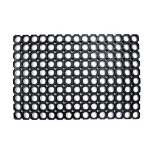 5 x ZERBINO ROBUSTUS PVC COMPONIBILE NERO 40X70 CM