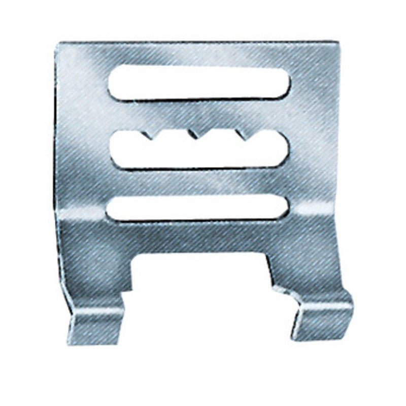50 x GANCIO FERRO ZINCATO P/RULLO OTTAGONALE