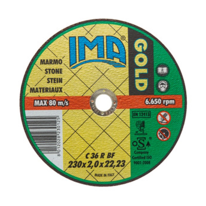 50 x IMA DISCO P/MARMO GOLD PIANO D 230X2,0 MM