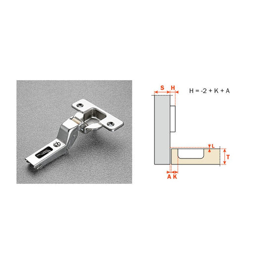 50 x SALICE CERNIERA C2ABP99 F35 COLLO ALTO 17 STANDARD