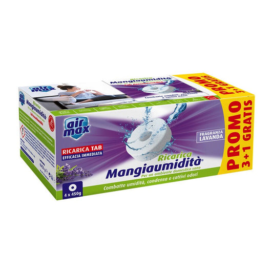 6 x AIRMAX ASSORBIUMIDITA RICAR TAB LAVAN 450G 4PZ