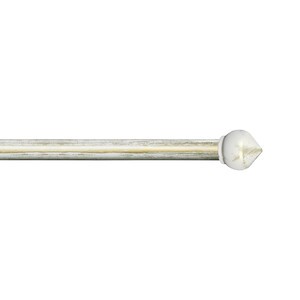 6 x BASTONE METALLO D 20/19 120/210CM BULBO AVOR/ORO