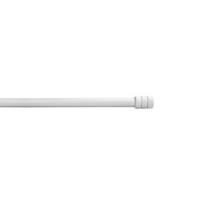 6 x BASTONE METALLO D 20/19 120/210CM CILINDRO BIANCO