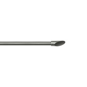 6 x BASTONE METALLO D 20/19 120/210CM TRONCHETTO NICHEL