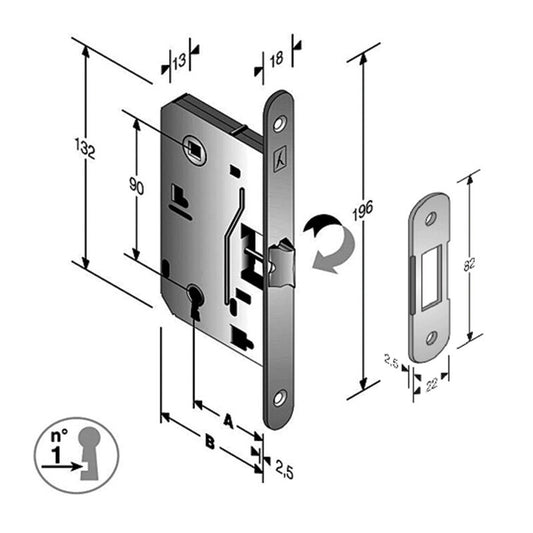 6 x BL PATENT B. SOFT 8/90 SCROCCO CENTR. BT E50 OTT.