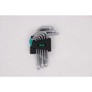 6 x C SET 9 CHIAVI ESAGONALI TORX CRV STD