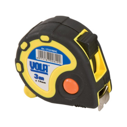 6 x FLESSOMETRO VOLA TEKNA PRO IN ABS  3 M X 19 MM *