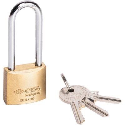 6 x LUCCHETTO ARCO LUNGO LOCKING-LINE POP 20011 CISA