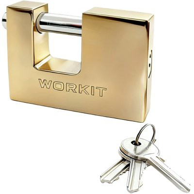 6 x LUCCHETTO RETTANGOLARE WORKIT
