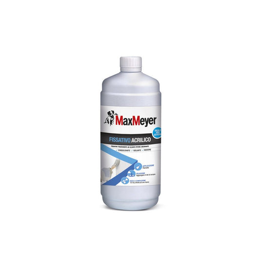 6 x MAX FISSATIVO ACRILICO 1 L TRASPARENTE