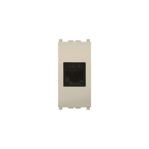 6 x MIVIDA PRESA TELEFONICA RJ11 PLUG 6/4  MV6082 SABBIA