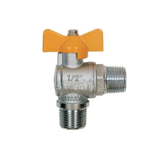6 x PL RUBINETTO A SFERA P/GAS M1/2 X M1/2