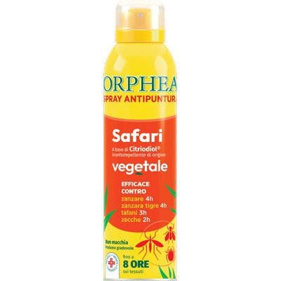 6 x REPELLENTE INSETTI SAFARI FORMULA ORPHEA