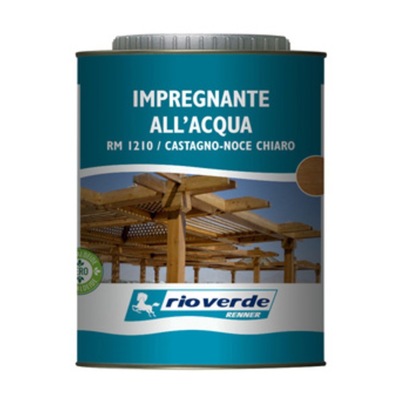 6 x RIOVERDE RM 1210 IMPREGNANTE 0,750 L NOCE CHIARO