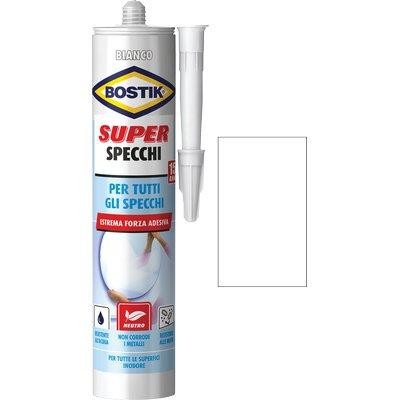 6 x SILICONE NEUTRO SUPER SPECCHI BOSTIK