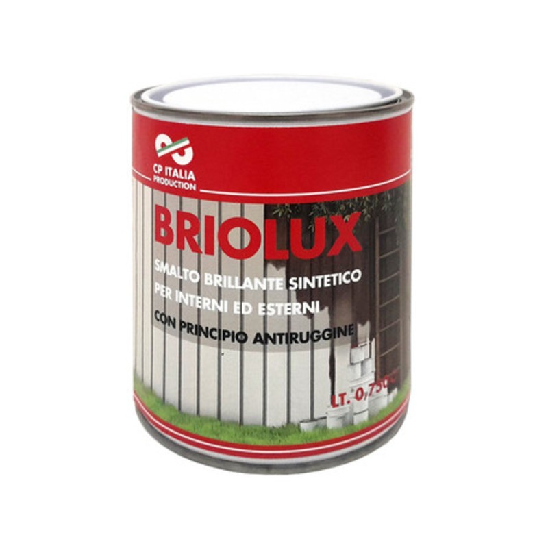 6 x SMALTO BRIOLUX 375 ML GRIGIO ACCIAIO 697