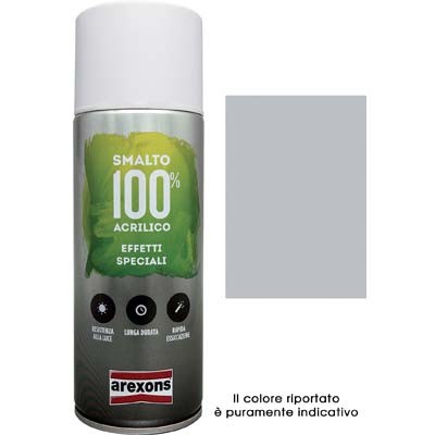 6 x SMALTO SPRAY 100% ACRILICO METALLIZZANTE AREXONS