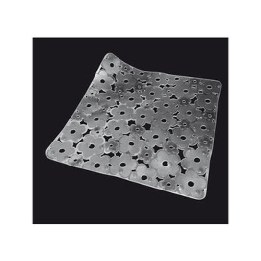 6 x TAPPETO DOCCIA MARGHERITA 52X52 CM CRYSTAL