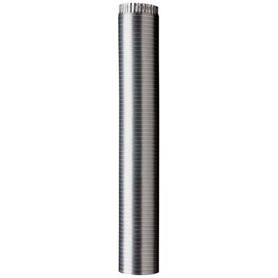 6 x TUBO RULLATO ALLUMINIO NATURALE